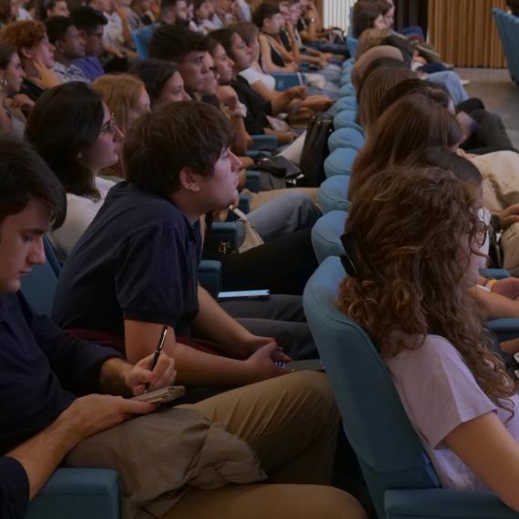 Studenti in Aula Magna